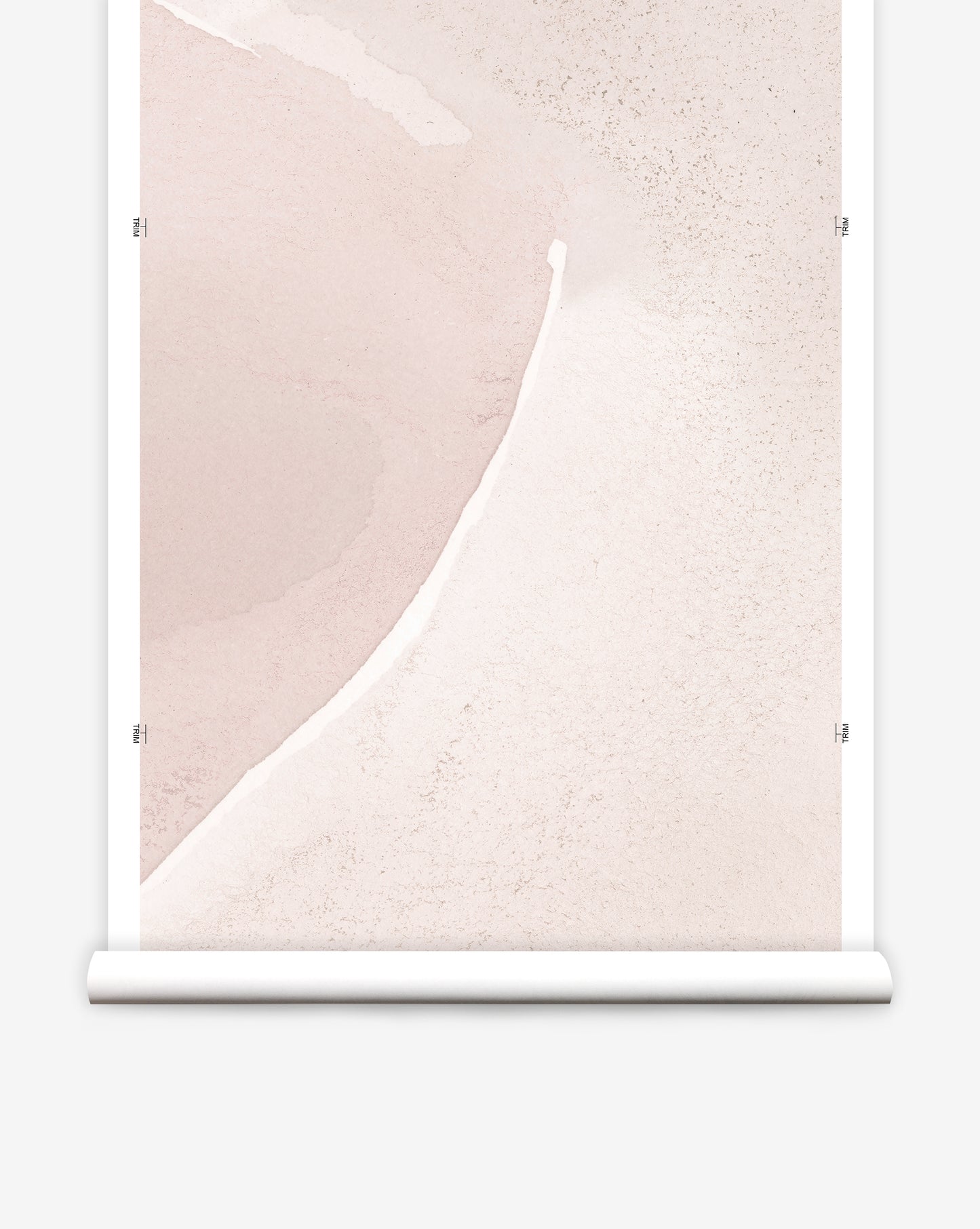 Atmospheric and emotive brushstrokes in pink set the mood in Mod Mural luxury wallpaper in Shell