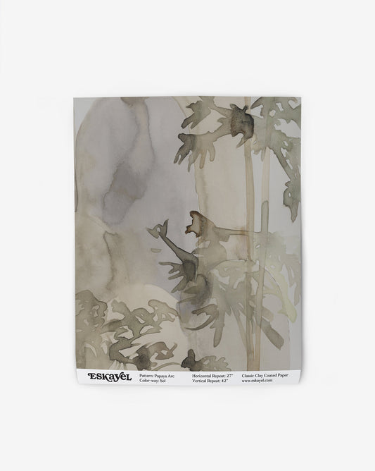 A Papaya Arc Wallpaper Sample with an image of a tree and a bird