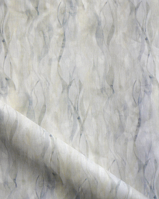 Cascade by Eskayel in the Pearl colorway is a luxury custom fabric featuring a spectrum of yellow hues.