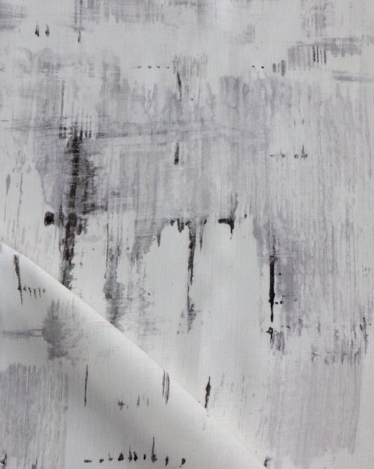 A close-up of an abstract painting on Cherifia Fabric