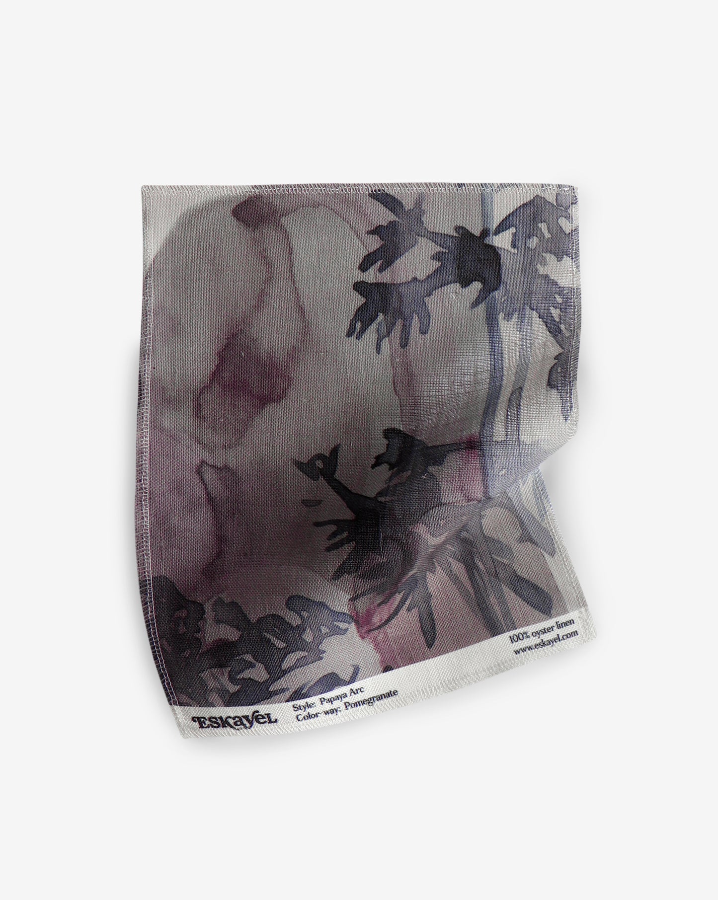 A custom fabric fabric with an image of a Papaya Arc Fabric