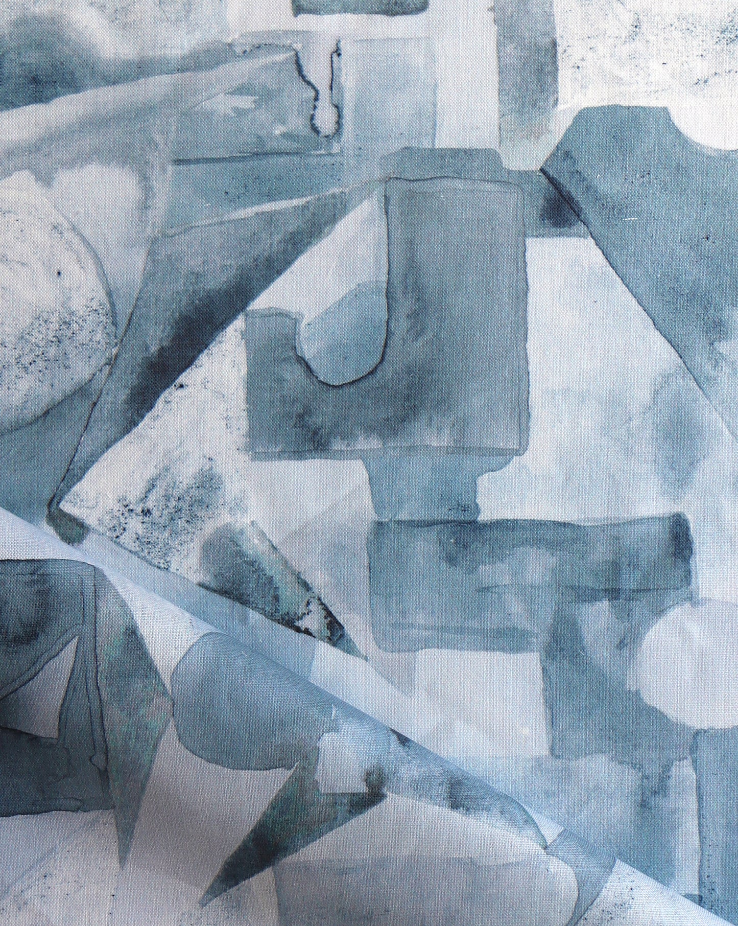 Pieces fabric in the Lapis colorway offers a palette of beautiful blue shades.