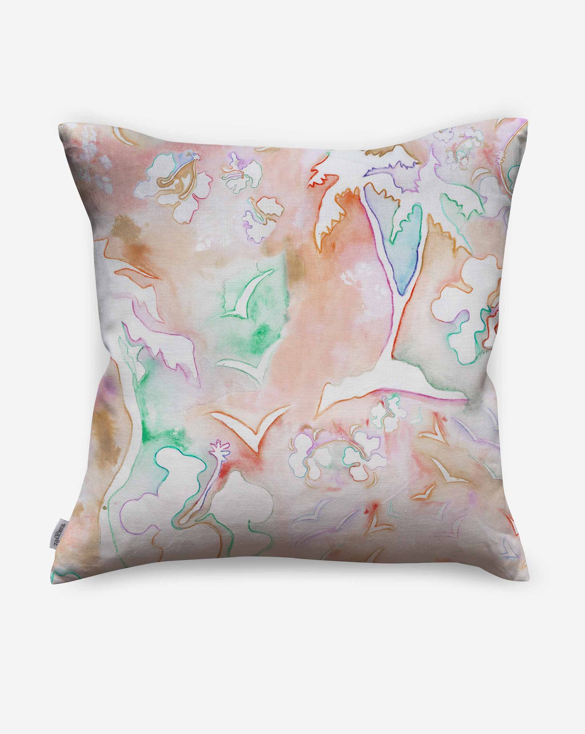 Eskayel Kokomo pillows in the Punch colorway offer a palette mainly using red.