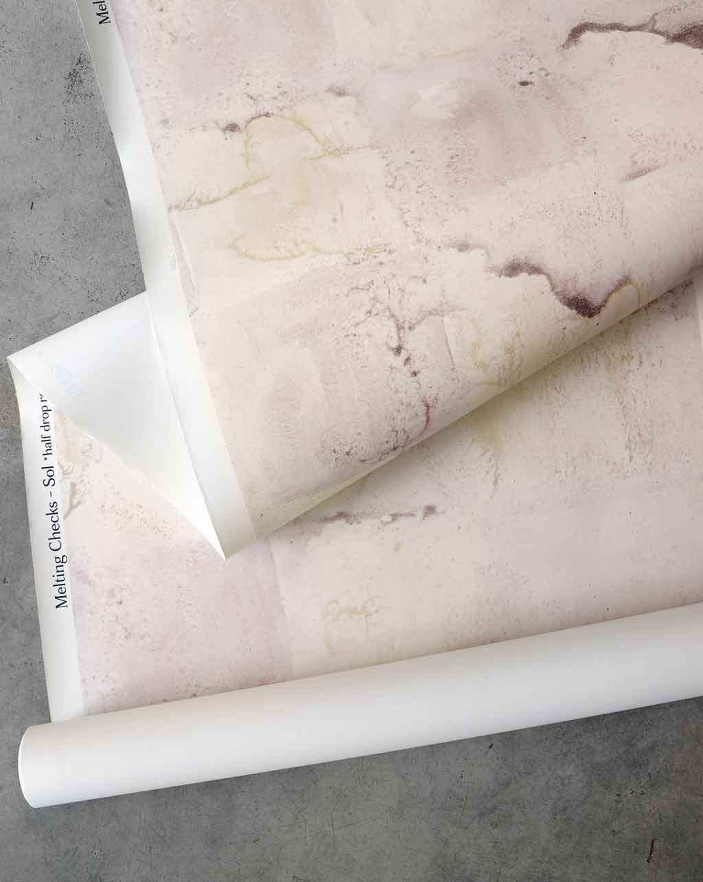 Melting Checks Wallpaper||Sol