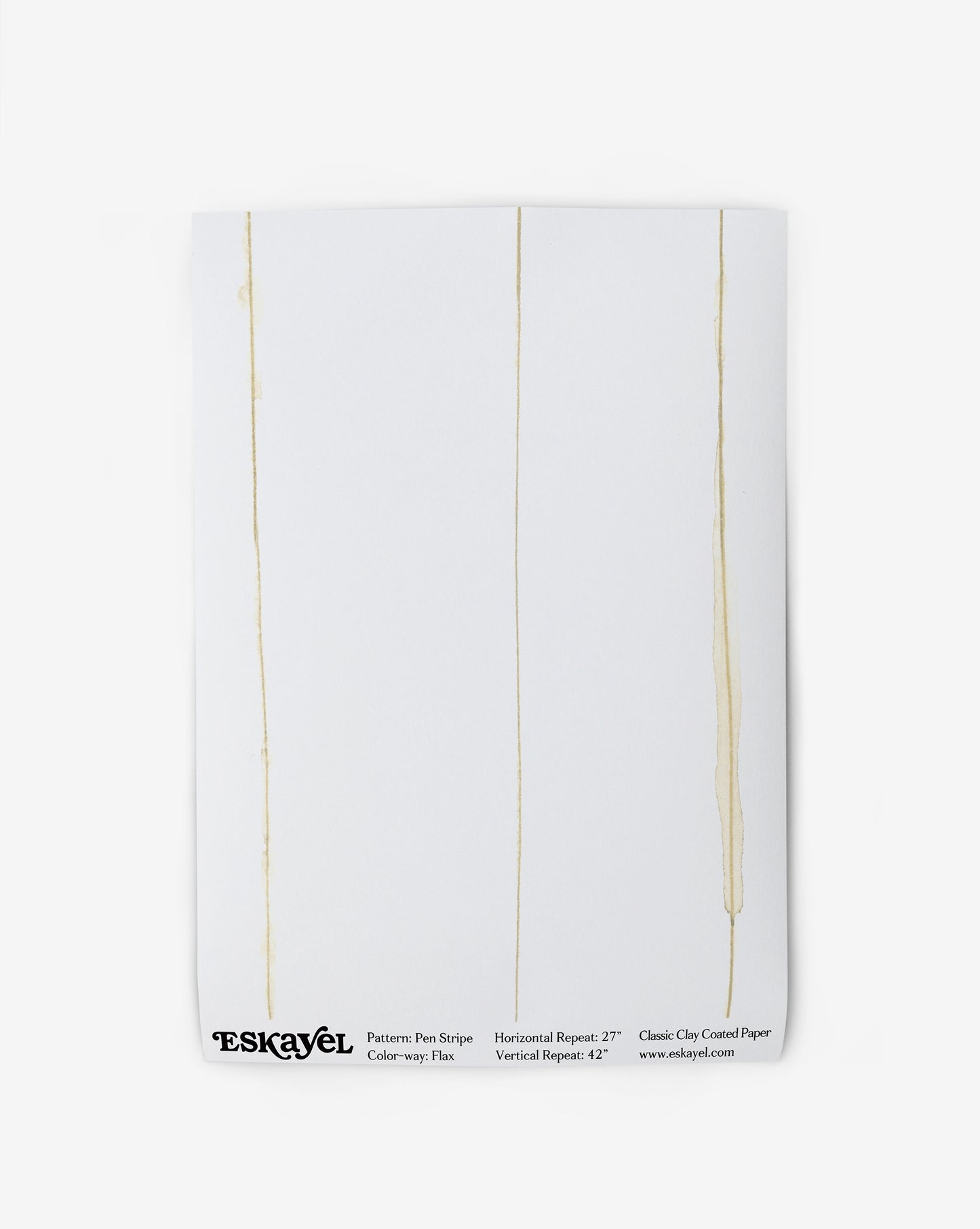 wallpaper with gold Pen Stripe Wallpaper on it