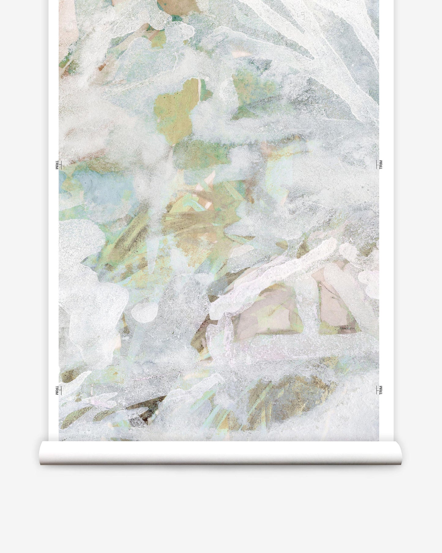 A watercolor painting on a roll of Regalo di Dio Wallpaper Mural Aqua