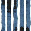 Bold Stripe Grasscloth||Azure