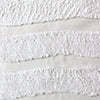 Bold Stripe Hand Knotted Rug||Lefko White