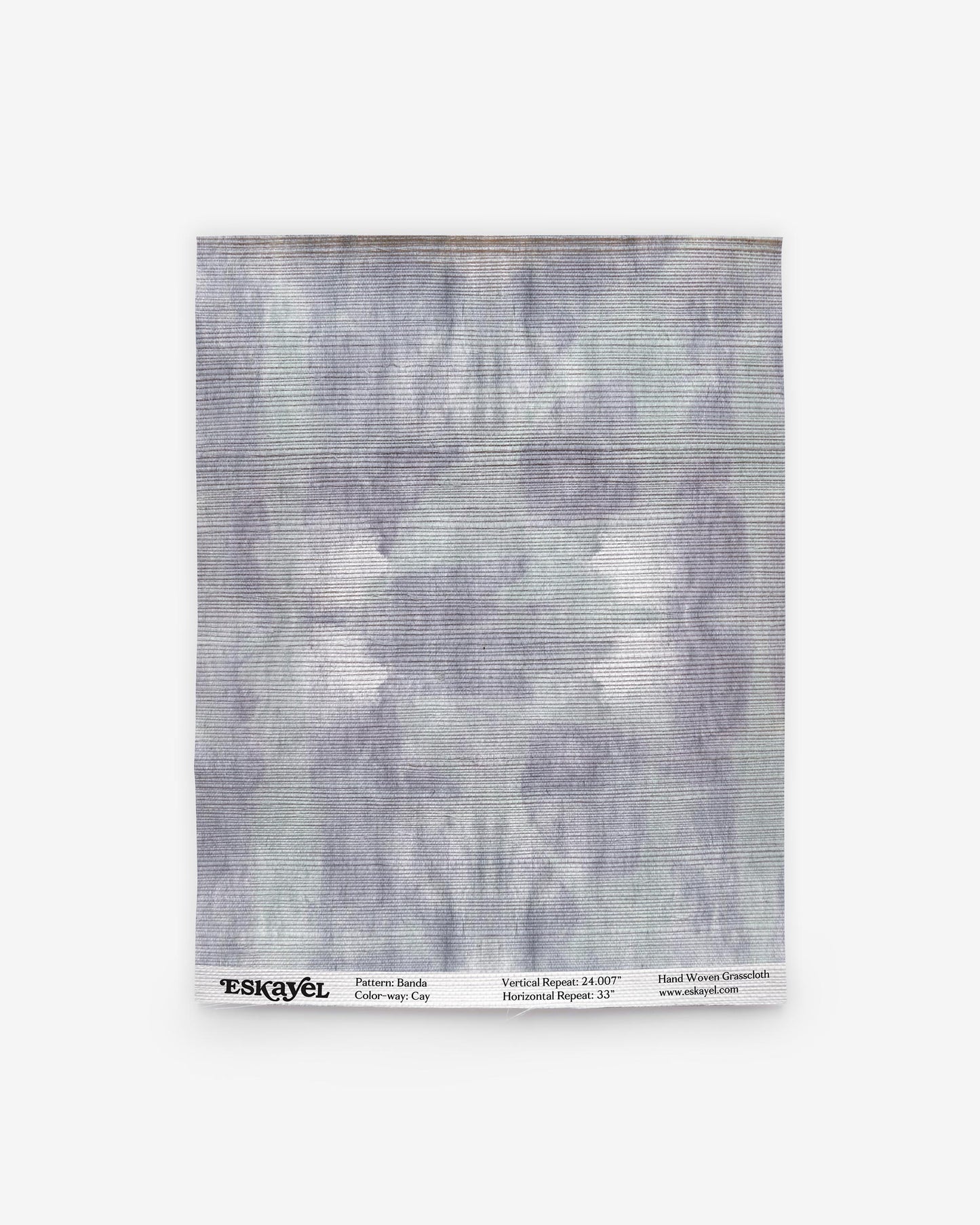 An image of the Banda Grasscloth Sample Cay pattern on wallpaper is available for orderon wallpaper