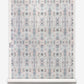 A luxury Biami Grasscloth wallpaper in a blue and white colorway