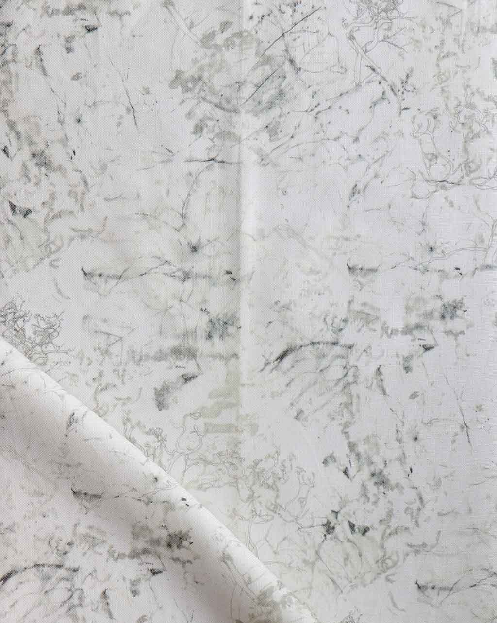 A close up image of a Bosky Toile Fabric Bare with a watercolor-like pattern