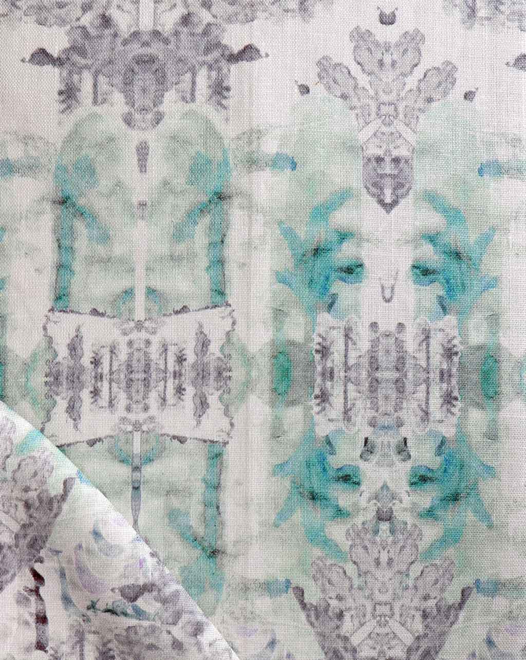 A close up image of Clairmont Fabric Sea from the Presidio Collection