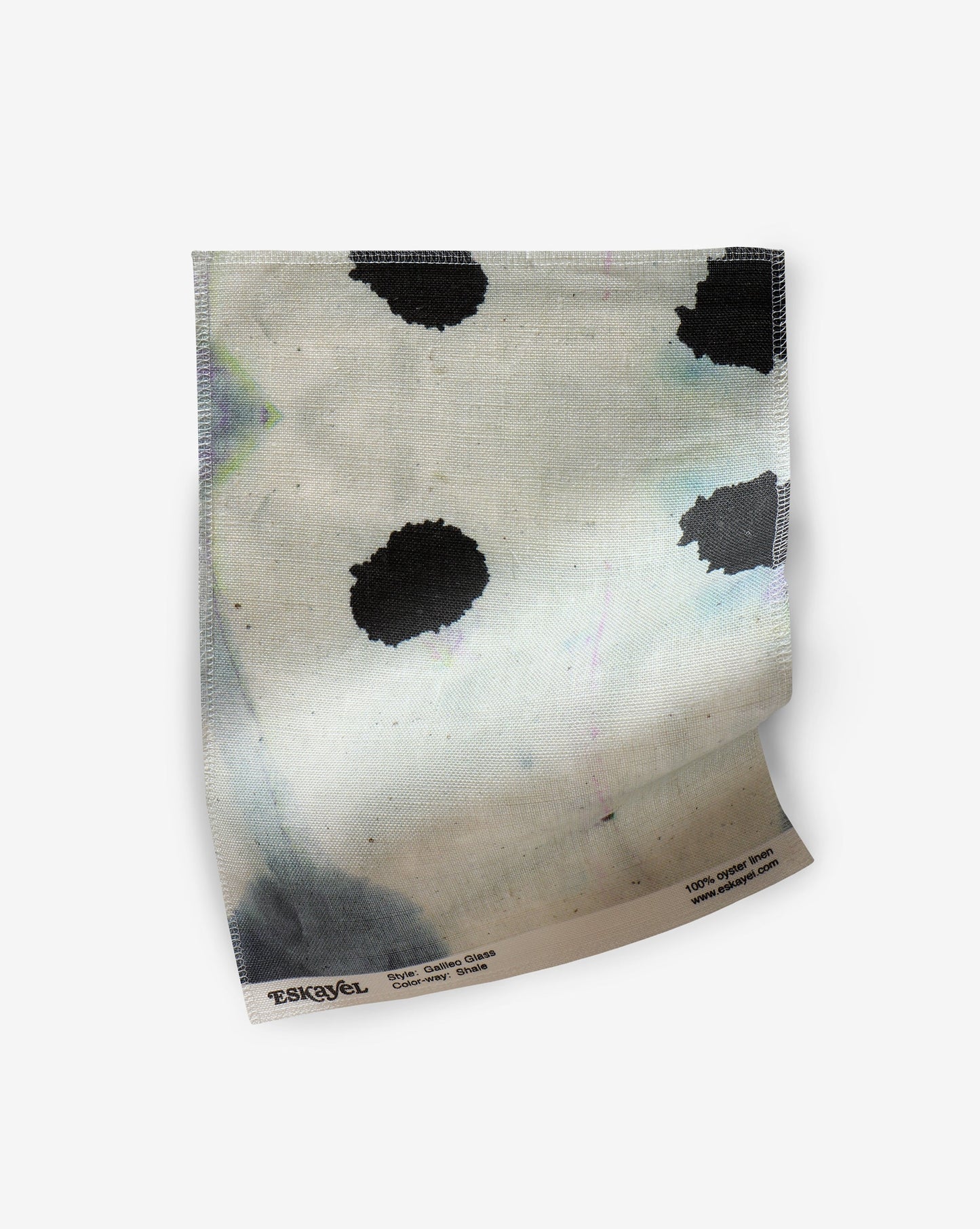 A Galileo Glass Fabric Shale, with abstract patterns, featuring fluid pigments