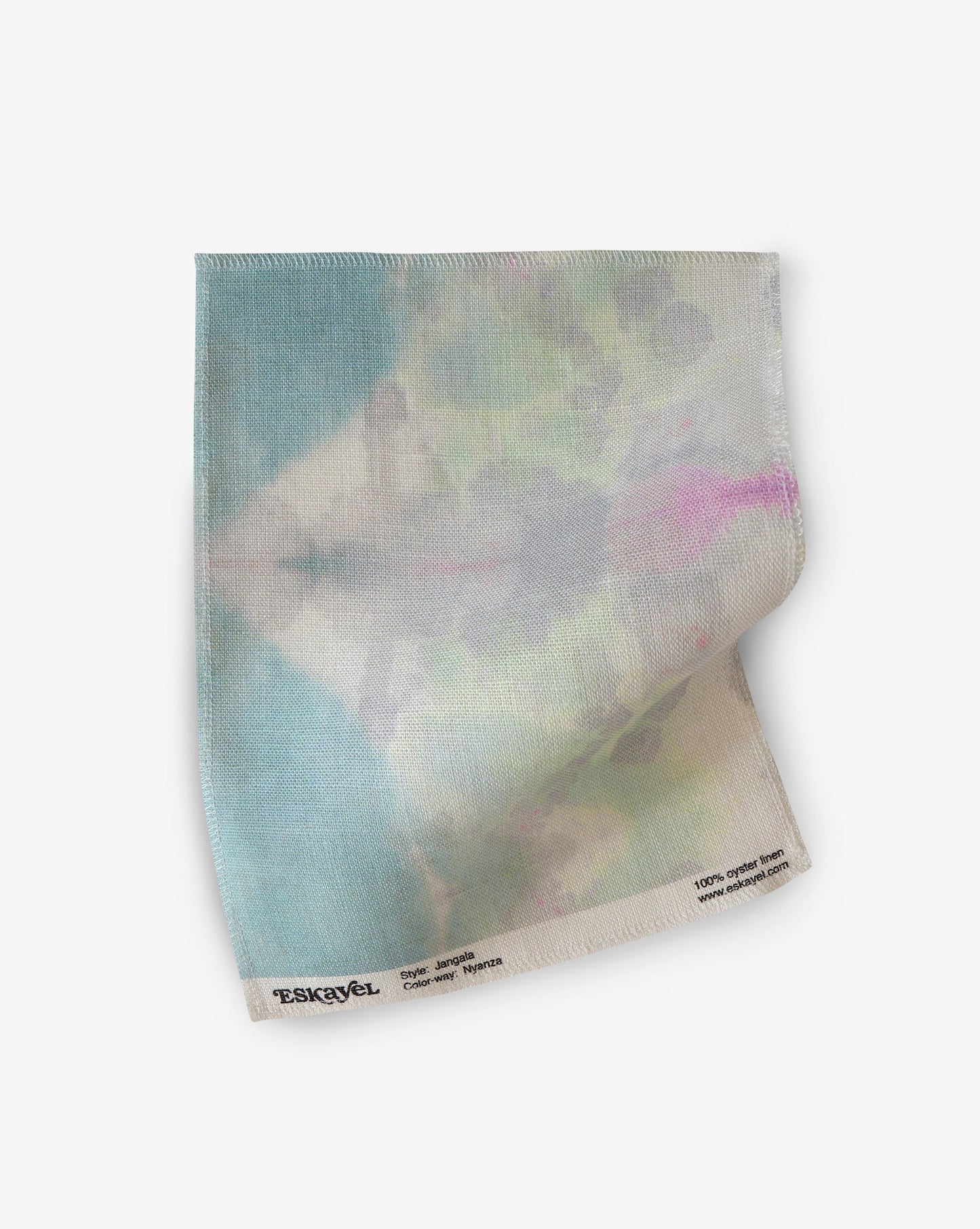 A Jangala Fabric Sample Nyanza tie-dye pattern sample