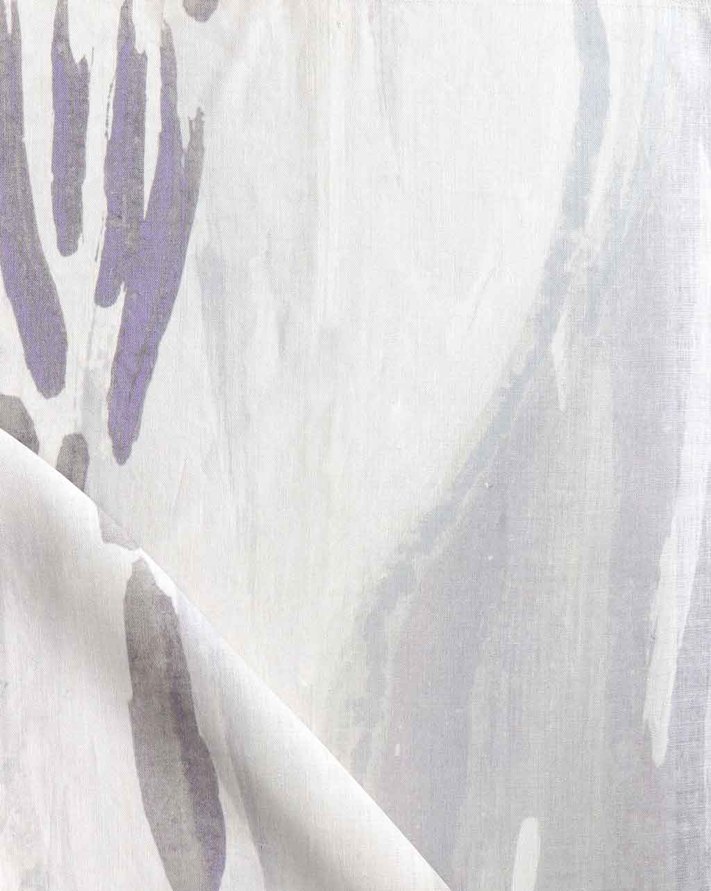 A close up of Majorelle Fabric Blanca in Marrakech cityscape