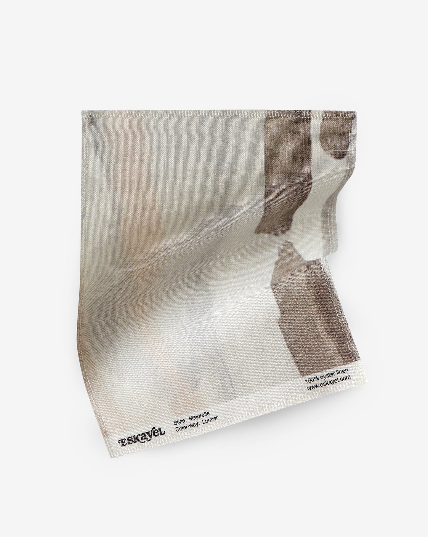 A piece of fabric with a Majorelle Fabric Lumier pattern on it
