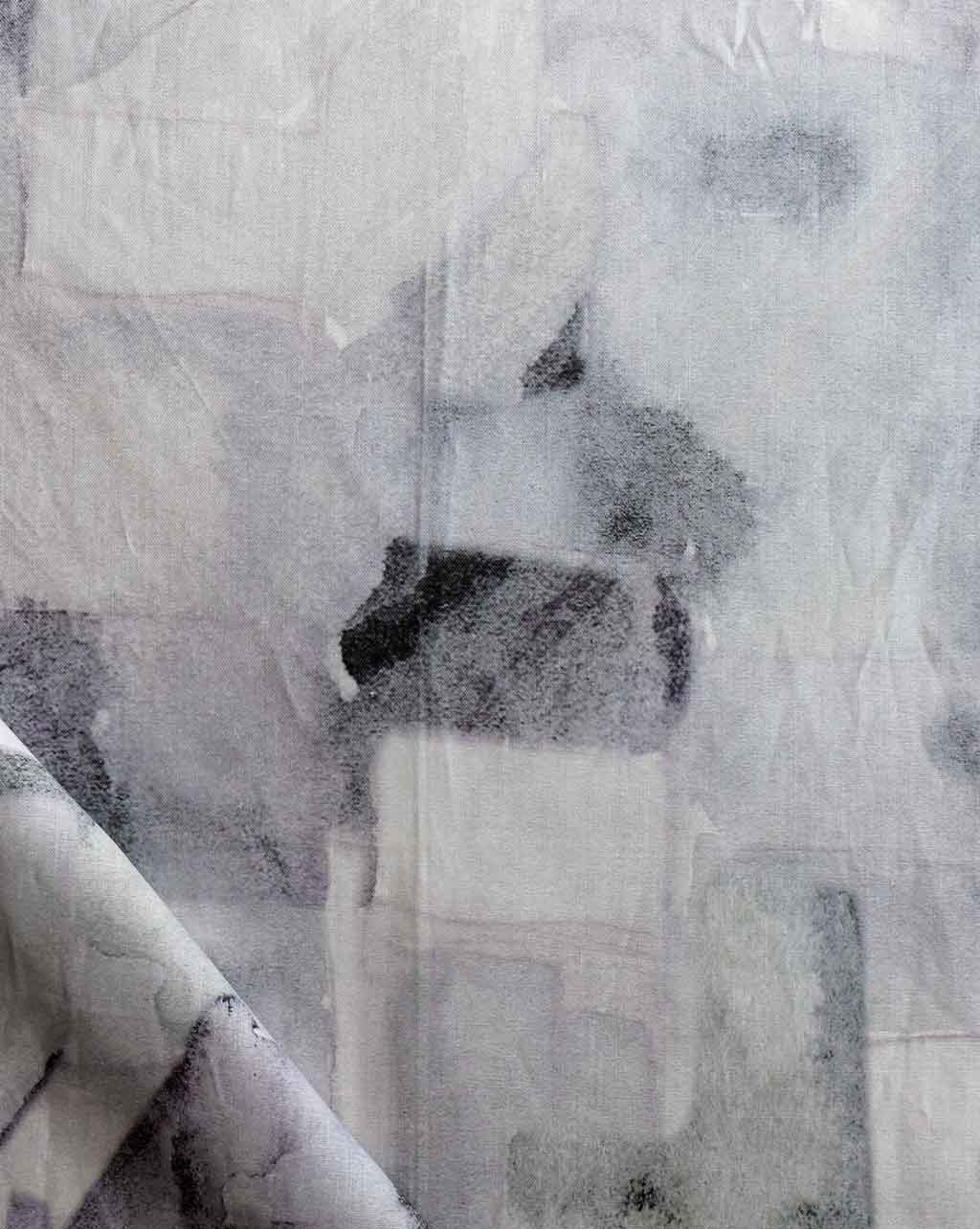 A close up of a piece of Medina Fabric Blanca, reminiscent of Marrakesh roofs