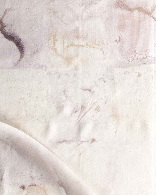 A close up of Melting Checks Fabric in Sol colorway