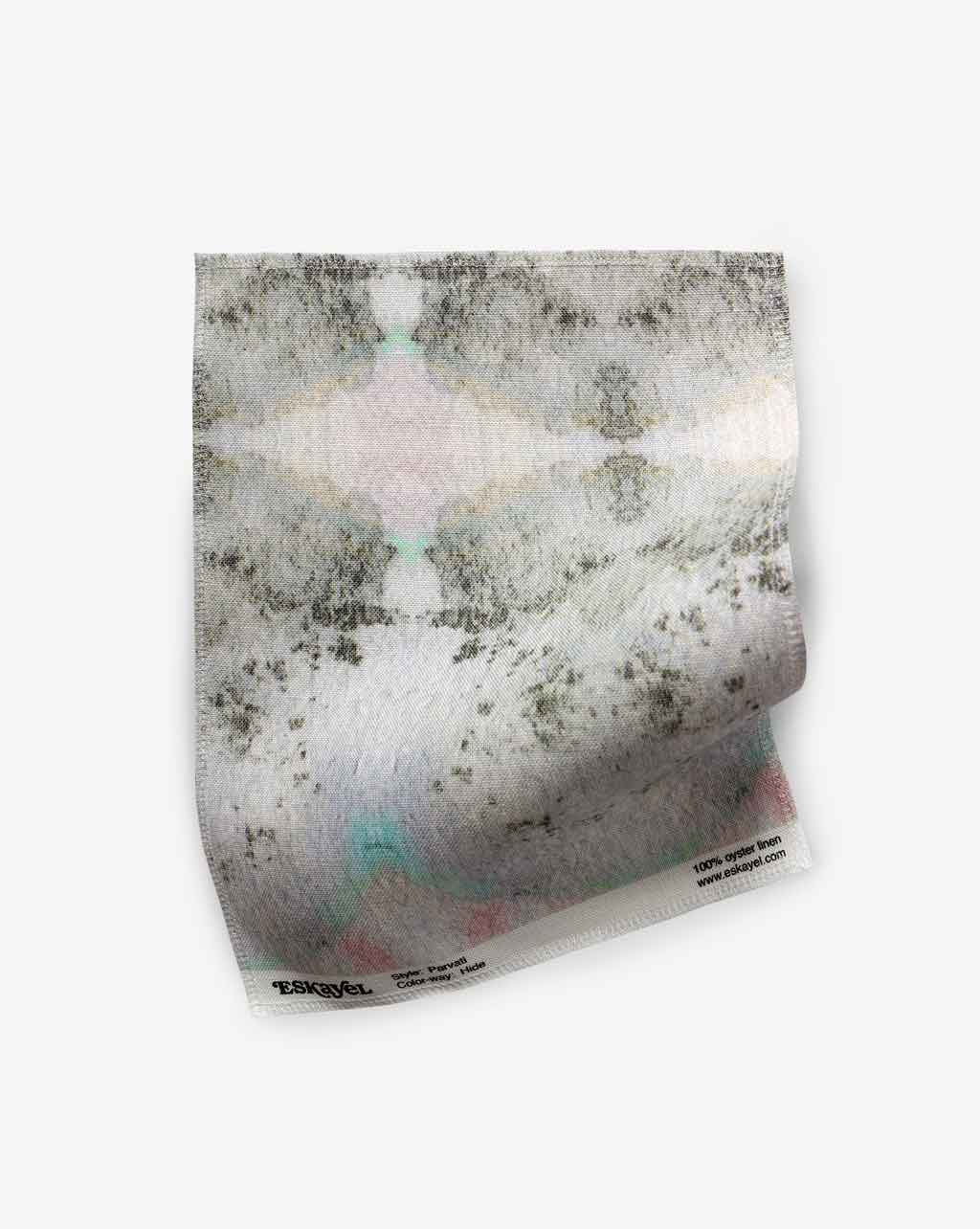A piece of fabric with Parvati Fabric Hide pattern on it