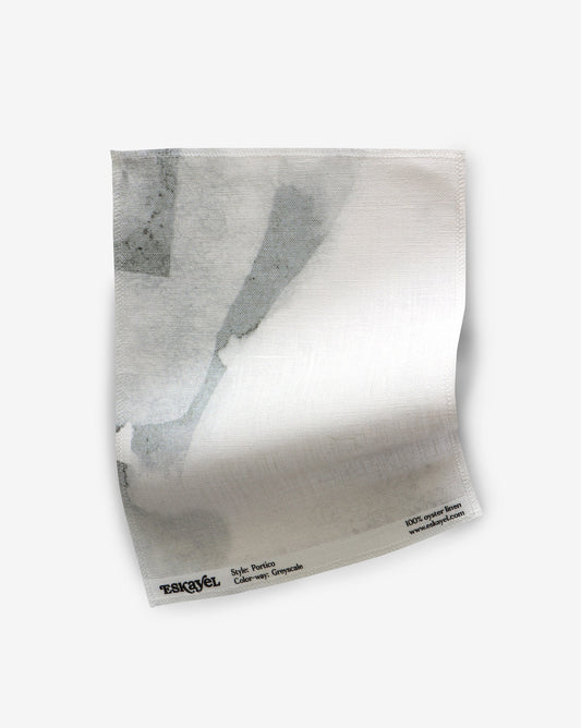A Portico Fabric Sample Greyscale is available to order
