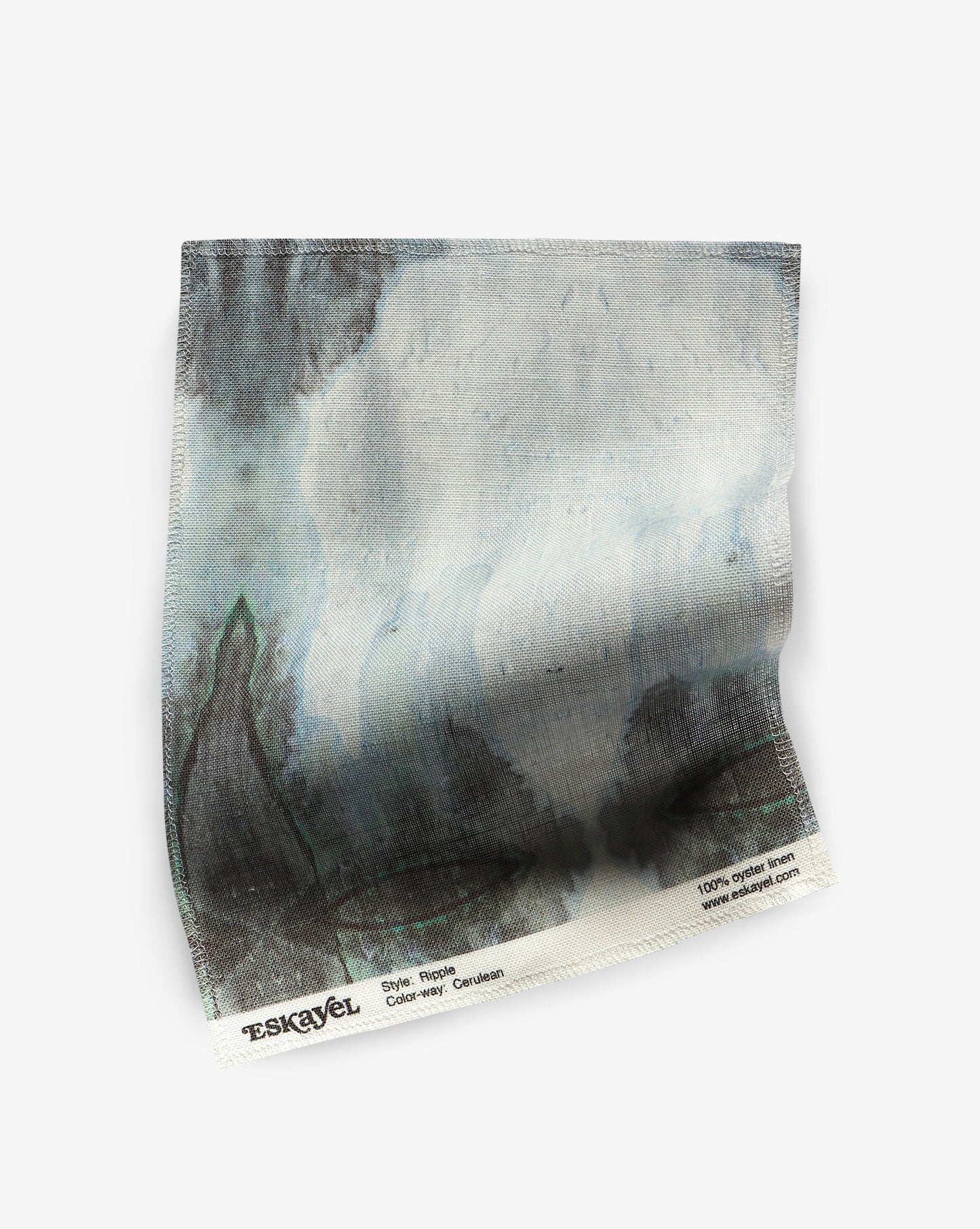 Ripple Fabric Sample||Cerulean
