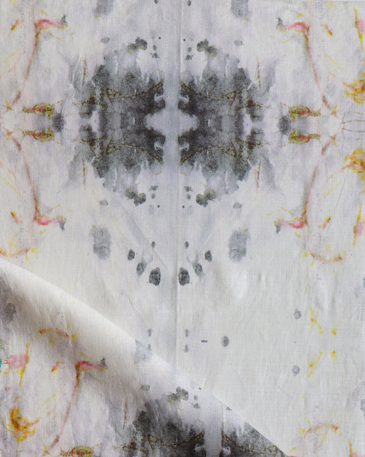 A luxurious Roman Ram fabric with a flower pattern on it from the Era Collection