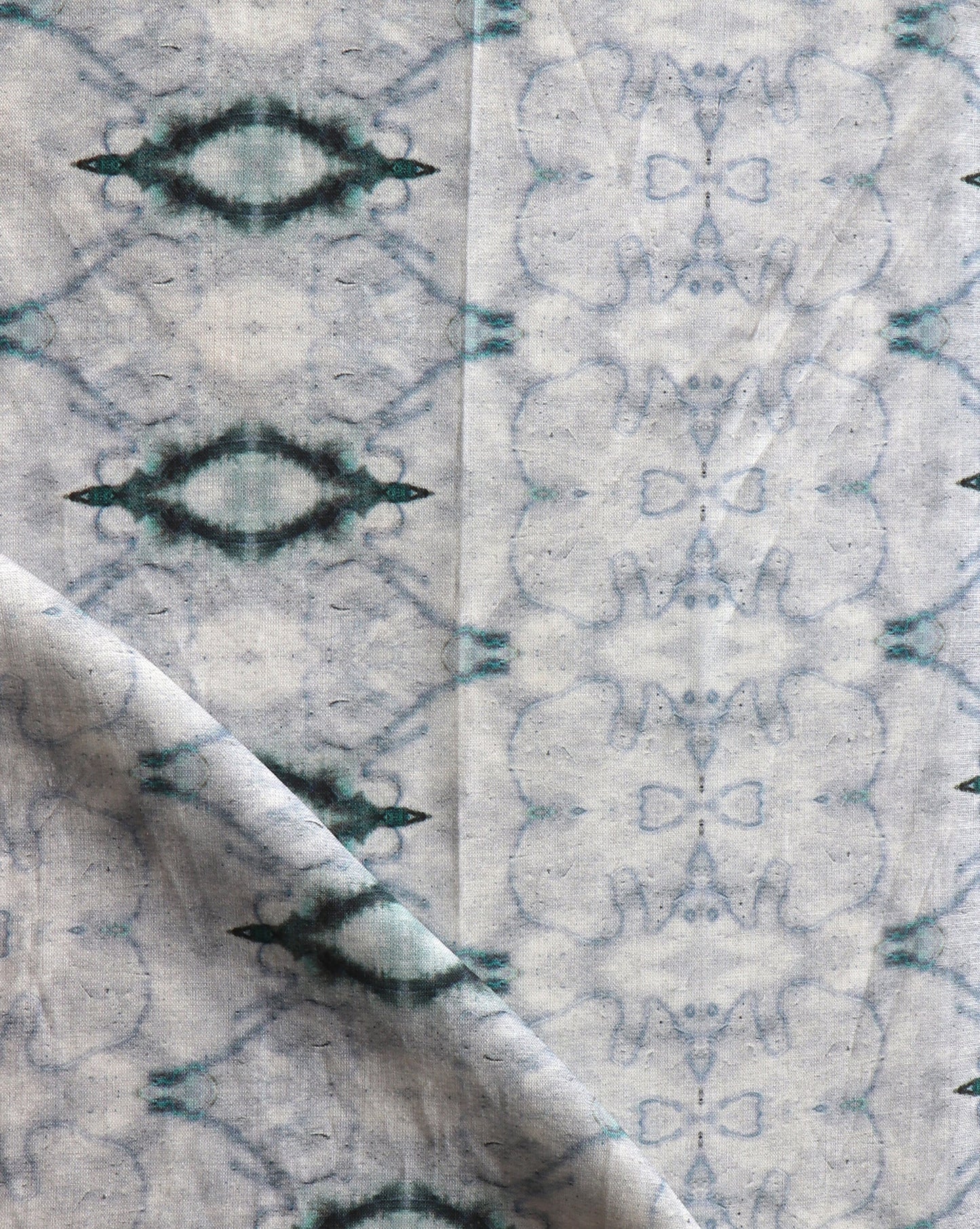A close up of The Knitting Fabric Ocean from the Lora Collection