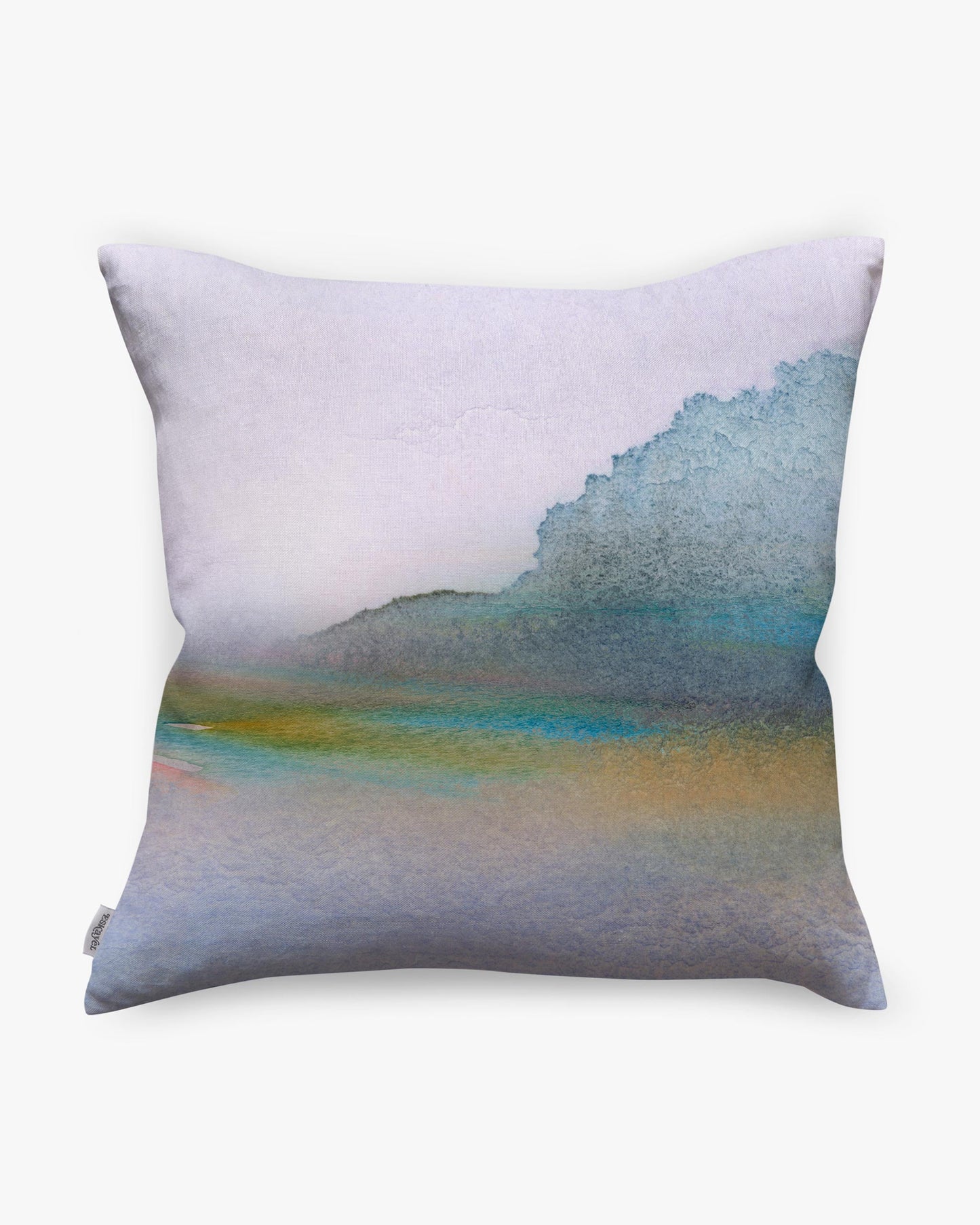 A pillow from Eskayel's Lily's View Collection named Lily's View Pillow Dawn Two