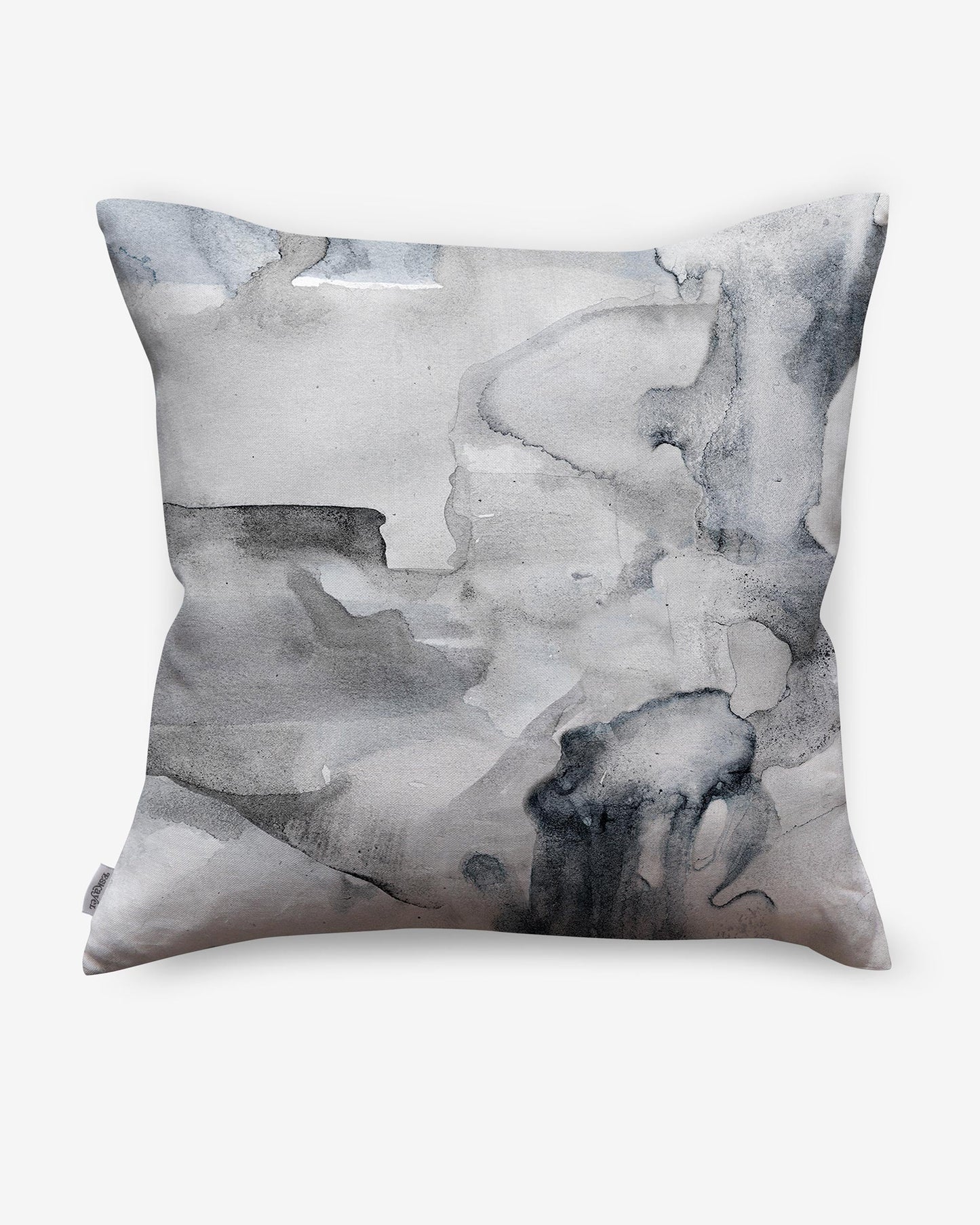 A Palmeraie Pillow with a watercolor painting on luxury fabric in Marrakech