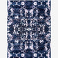 A navy Huerfano Hand Knotted Rug from the Presidio Collection, custom handmade by Eskayel