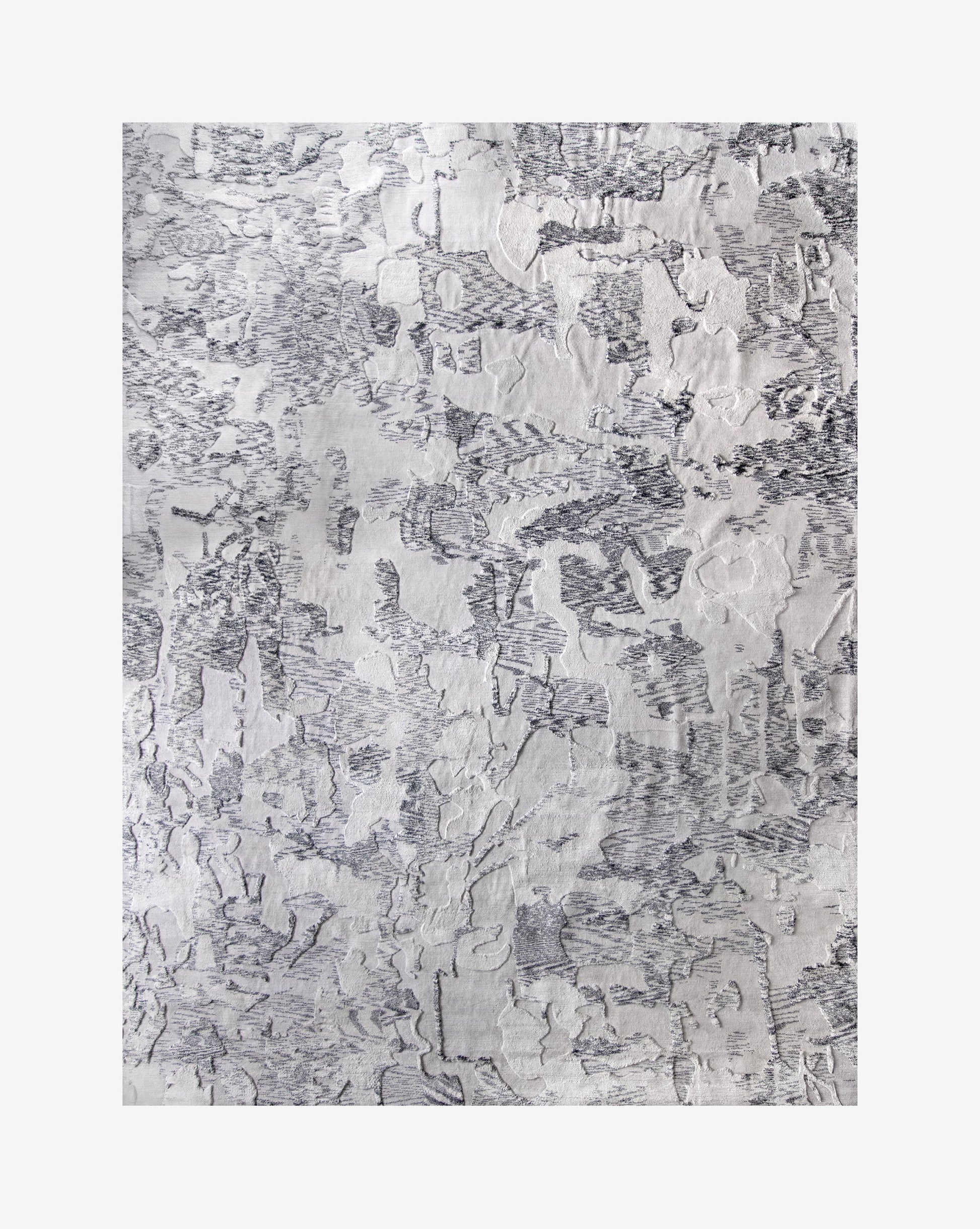 A Kotoubia Hand Knotted Rug Snowfleck from Kotoubia, Morocco with a pattern on it