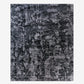 A black and gray Kotoubia Hand Knotted Rug  Stardust on a white background
