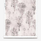 A roll of Aionas Wallpaper with a pink and grey floral pattern
