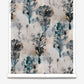 A Isthmus wallpaper with a blue and grey floral pattern
