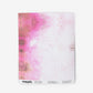 A pink and white paper napkin on wallpaper, perfect for any Aquarius Wallpaper or Opal-themed eventon wallpaper