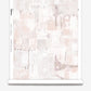 A luxury fabric in a pink and white Cherifia Wallpaper pattern on wallpaper