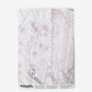 A pink wallpaper with an image of plants from the Domenica pattern in the Salentu Collection Domenica Wallpaper Lumier