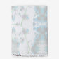 A white wallpaper with a blue and Hive Wallpaper Nyanza colorway pattern on it