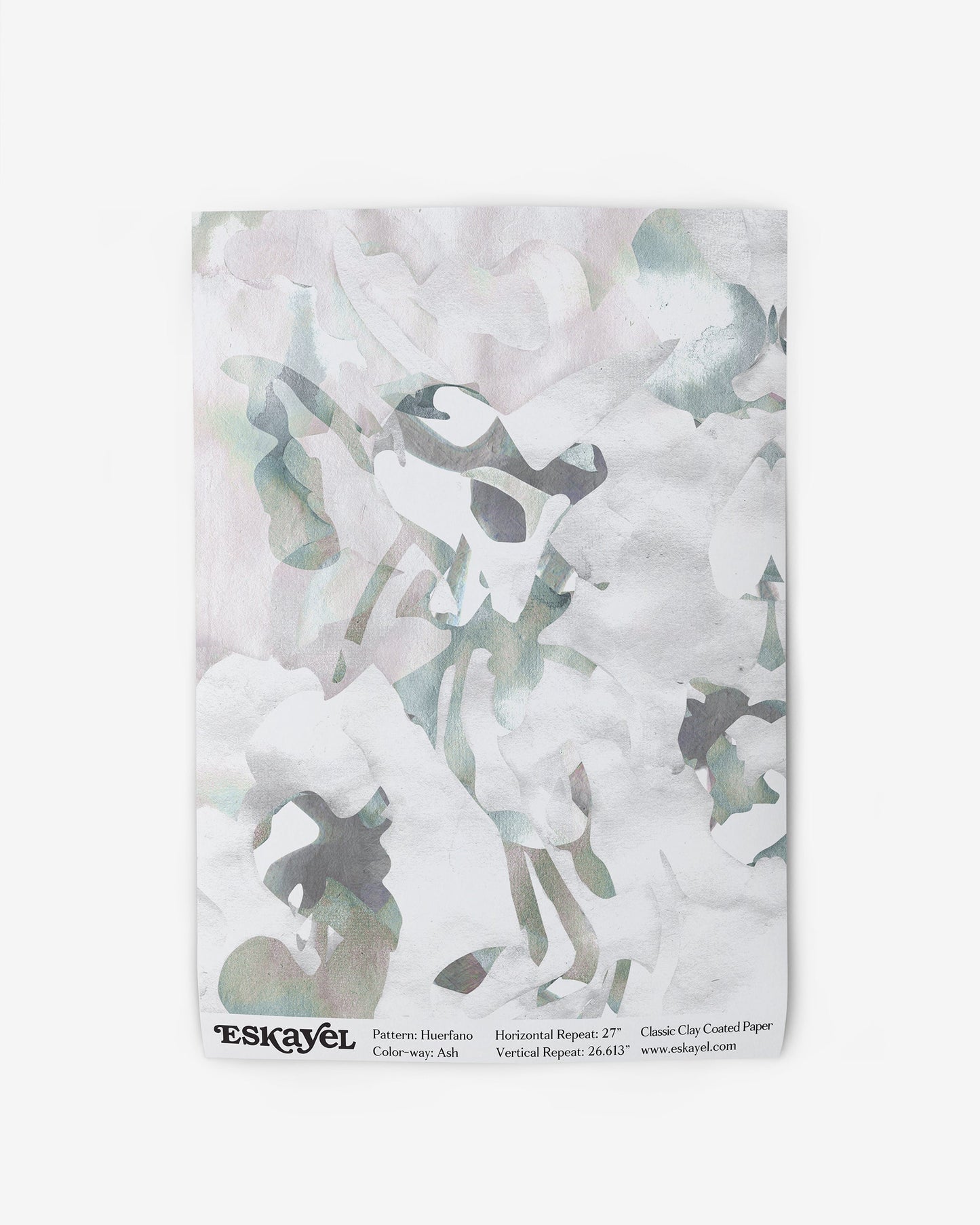 A Huerfano Wallpaper Sample Ash tote bag with a floral pattern on it