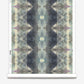 A blue and white Jangala Wallpaper Waterstone with an abstract pattern