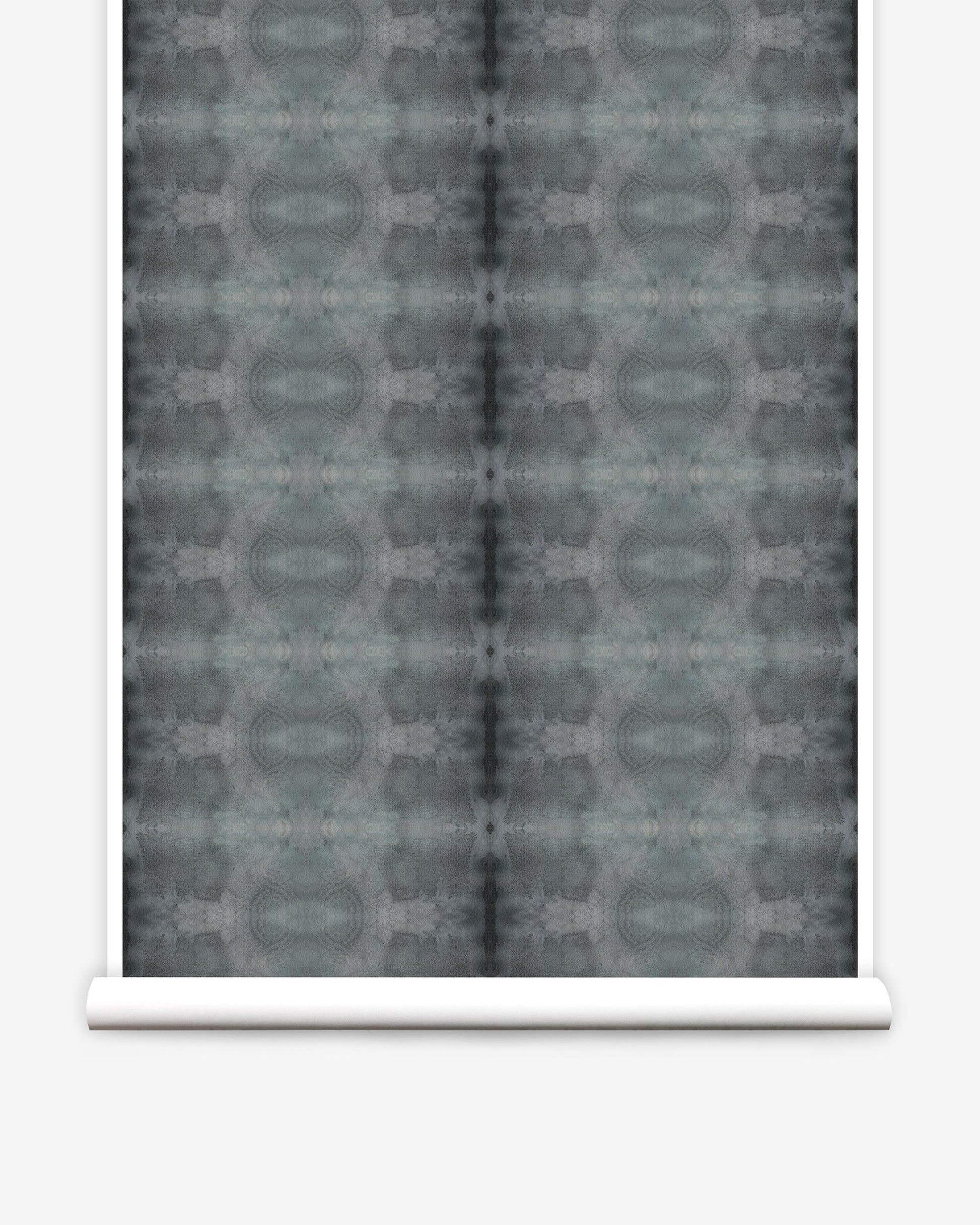 A grey and white Kusafiri Wallpaper Slate with a pattern on it