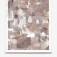 A high-end Medina Wallpaper with a painting of Marrakesh roofs in beige and brown colors