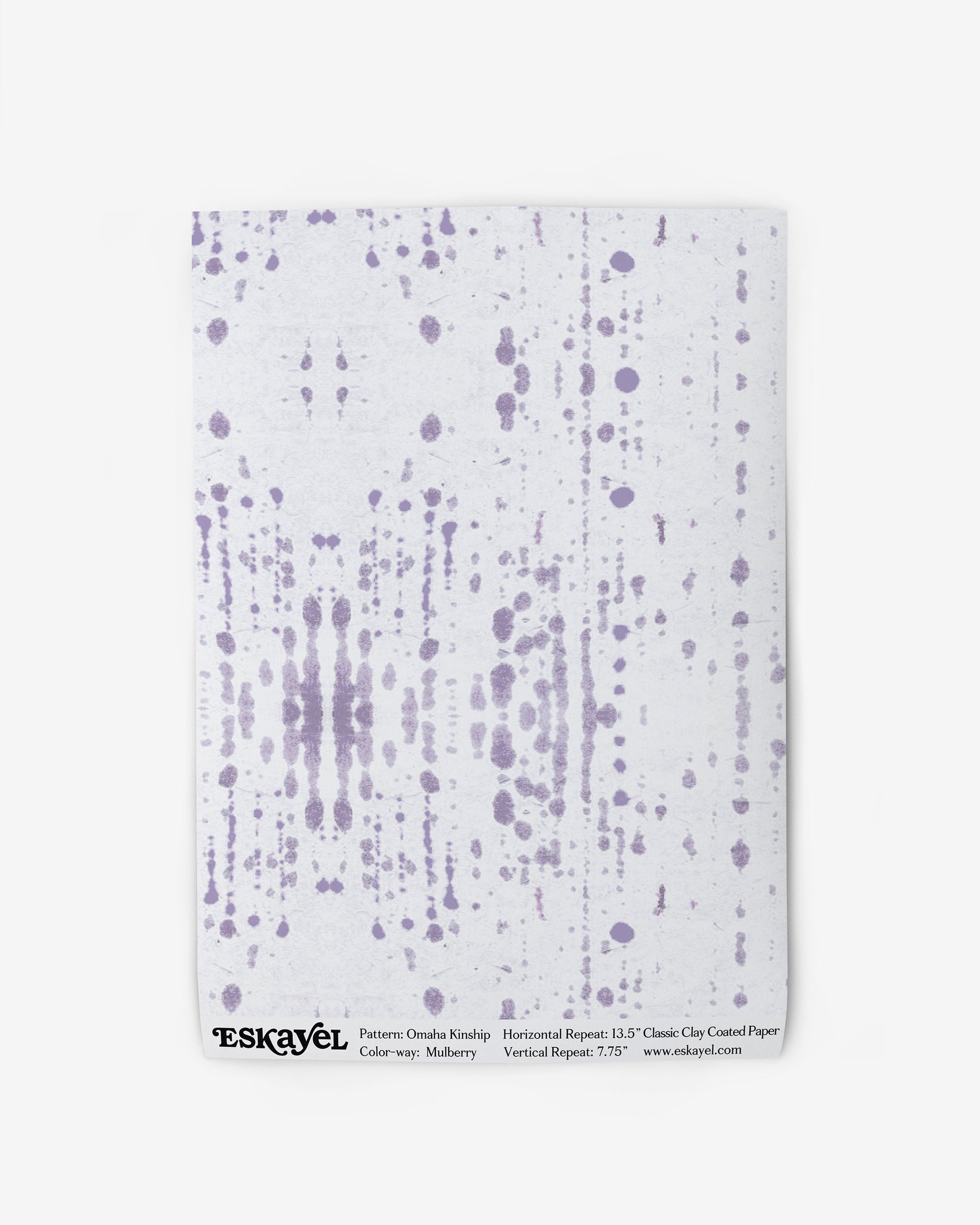 An Omaha Kinship Wallpaper Sample Mulberry is the perfect sample to order