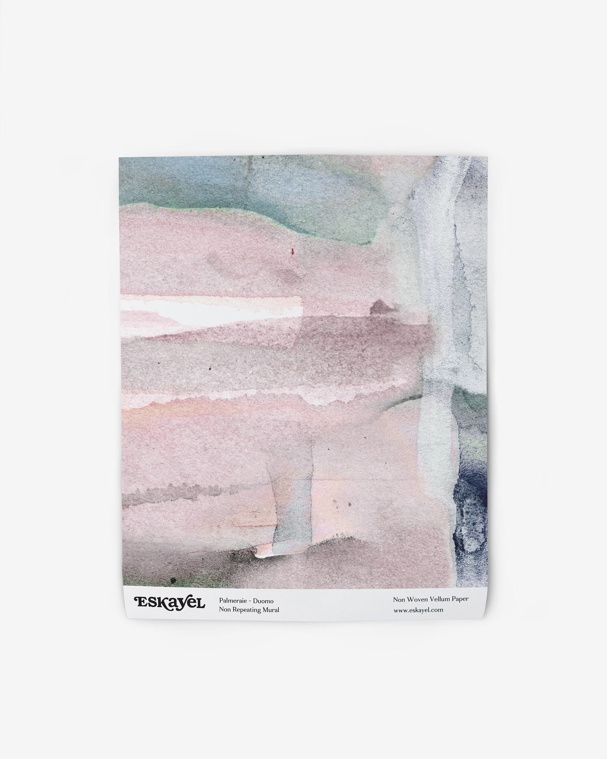 A Palmeraie Wallpaper Sample Duomo watercolor painting on wallpaper
