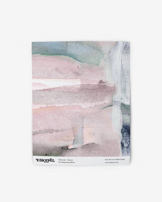 A Palmeraie Wallpaper Sample Duomo watercolor painting on wallpaper