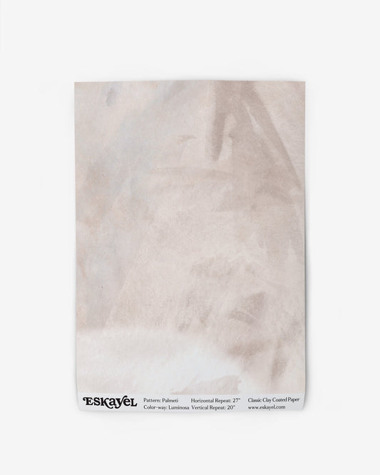 An image of a Palmeti Wallpaper Sample Luminosa on wallpaper