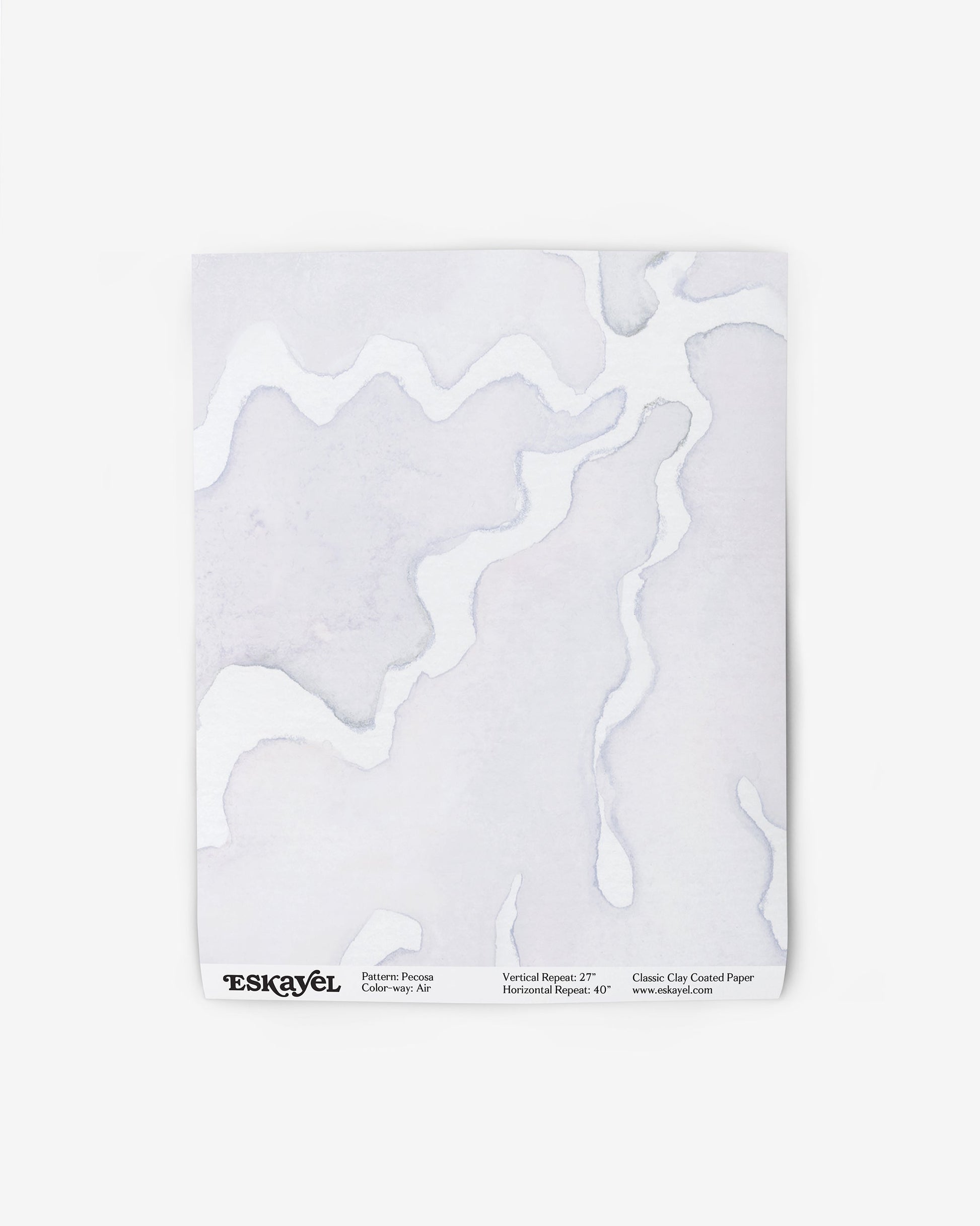 A Pecosa Wallpaper Sample with a design on it