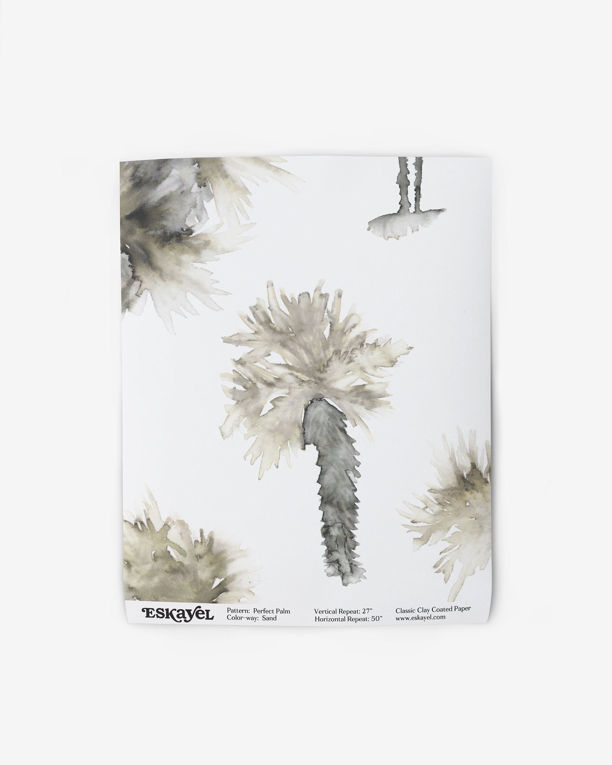 A Perfect Palm Wallpaper Sample in Sand of palm trees on wallpaper