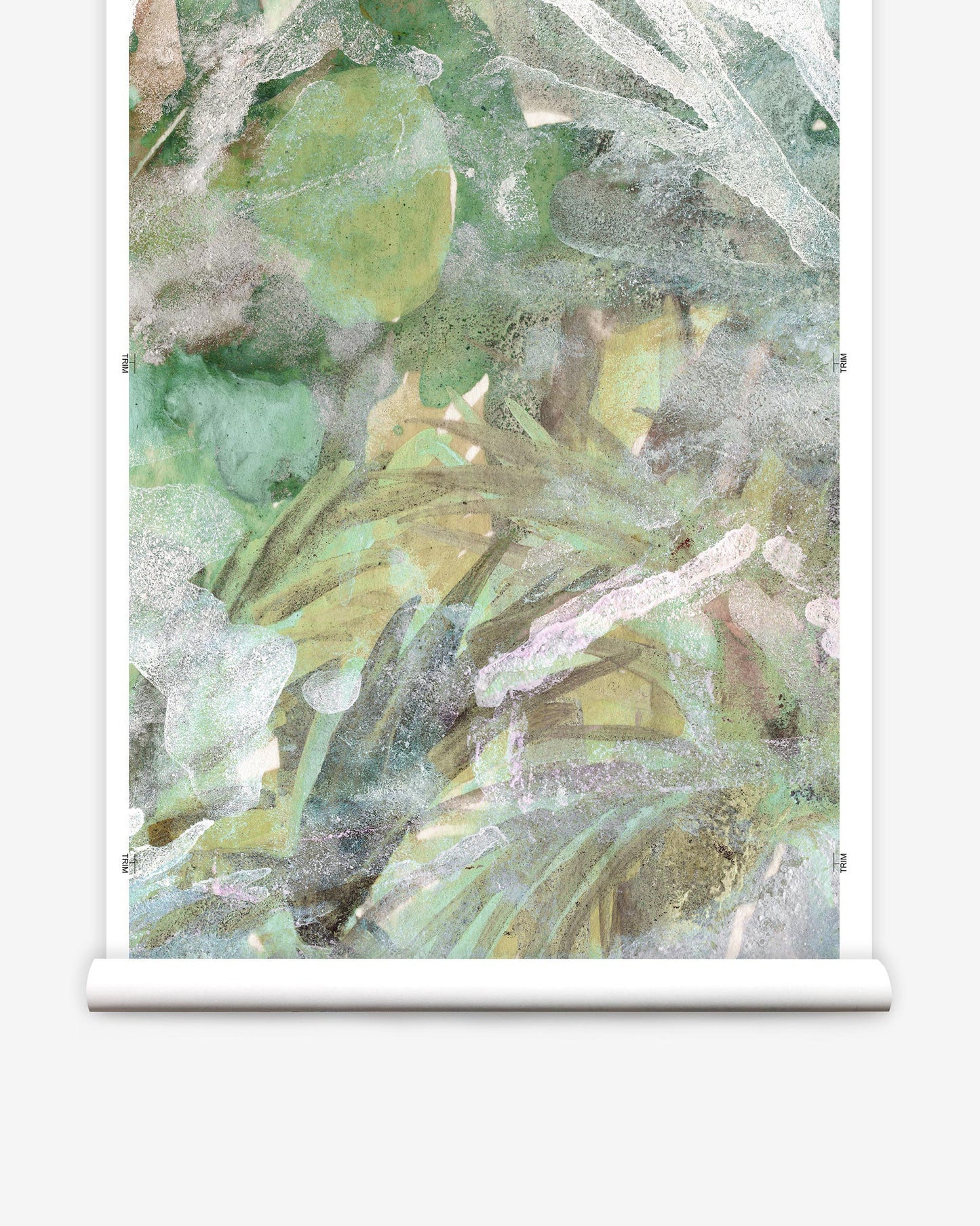 A luxury Regalo di Dio Wallwallpaper Mural Verde on a roll of wallpaper