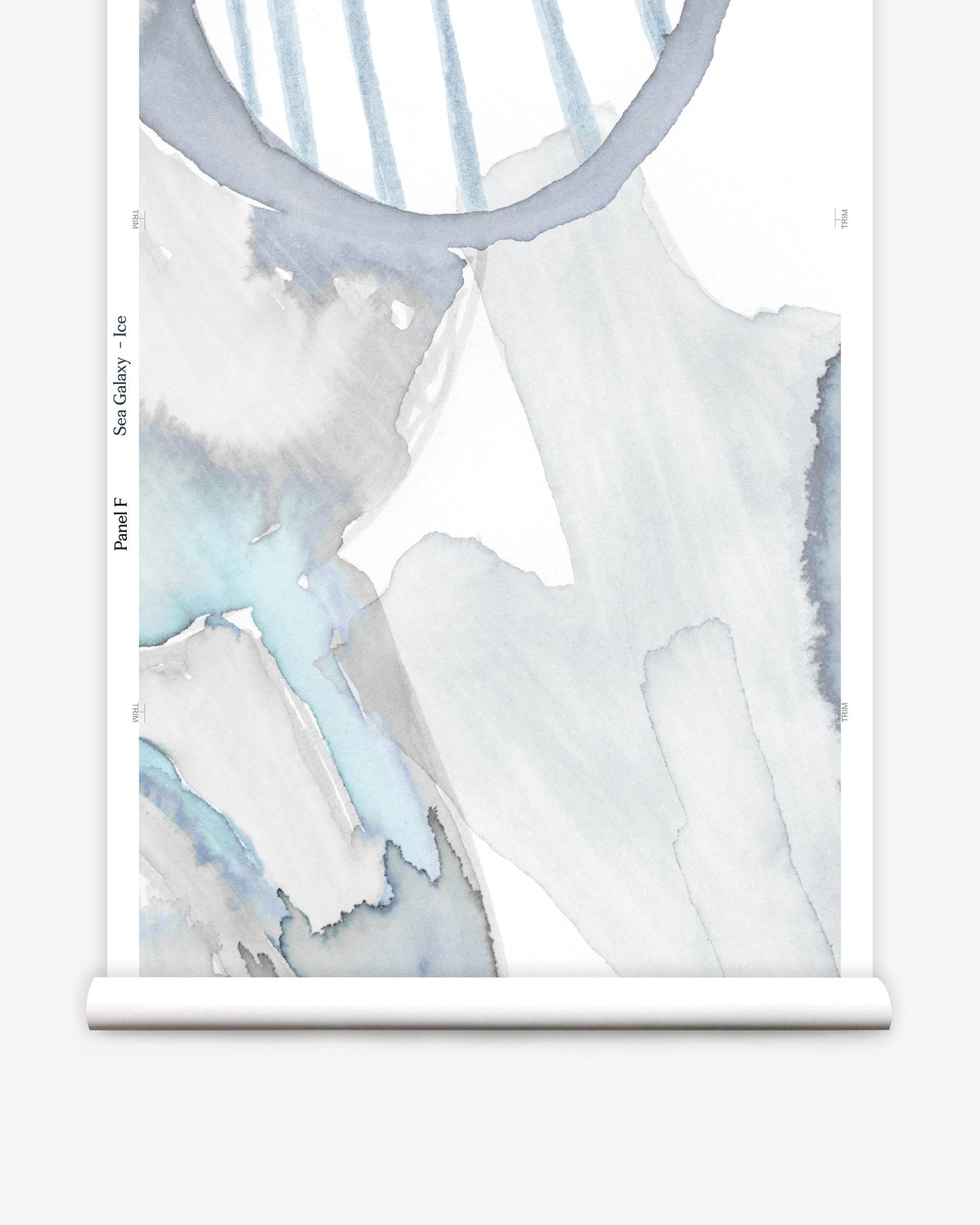 A Sea Galaxy Wallpaper||Ice watercolor painting on a roll of paper is a luxury mural artwork.